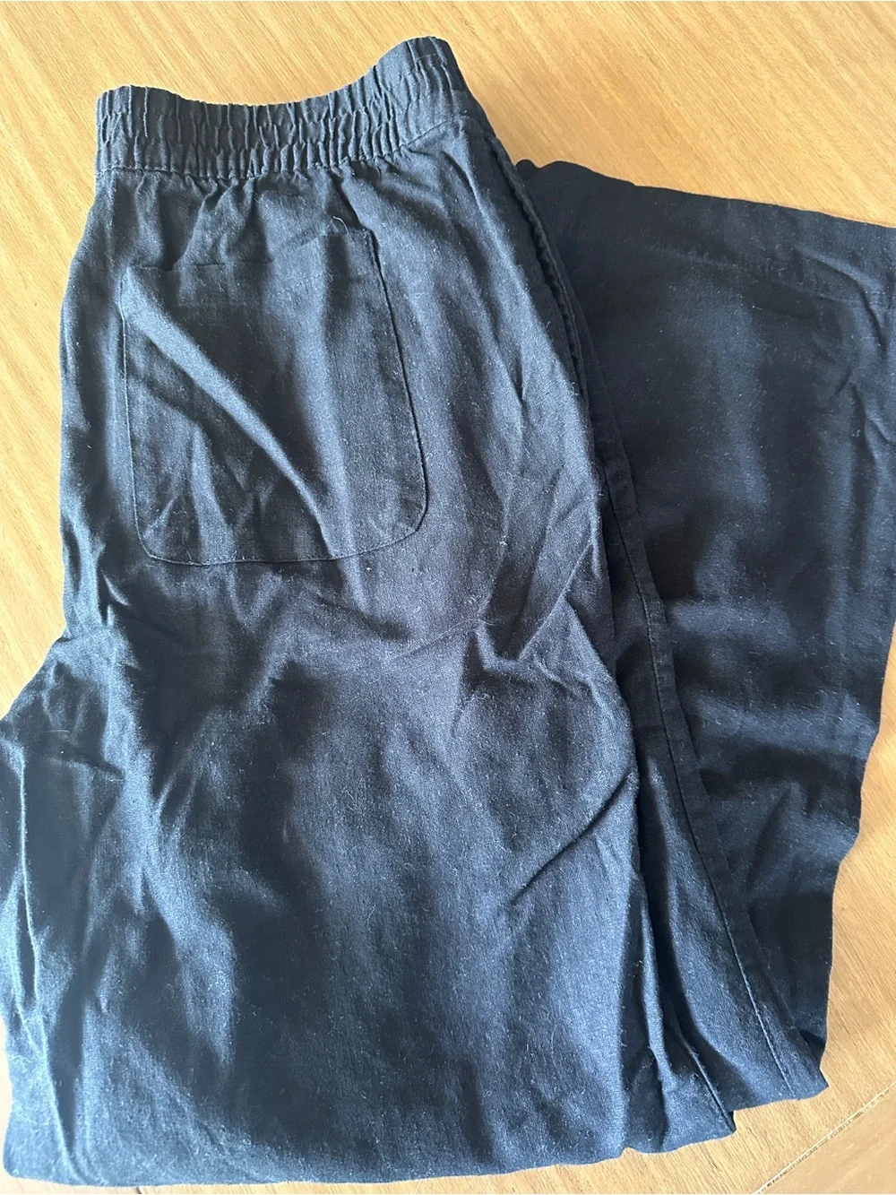 Old Navy Black linen pants